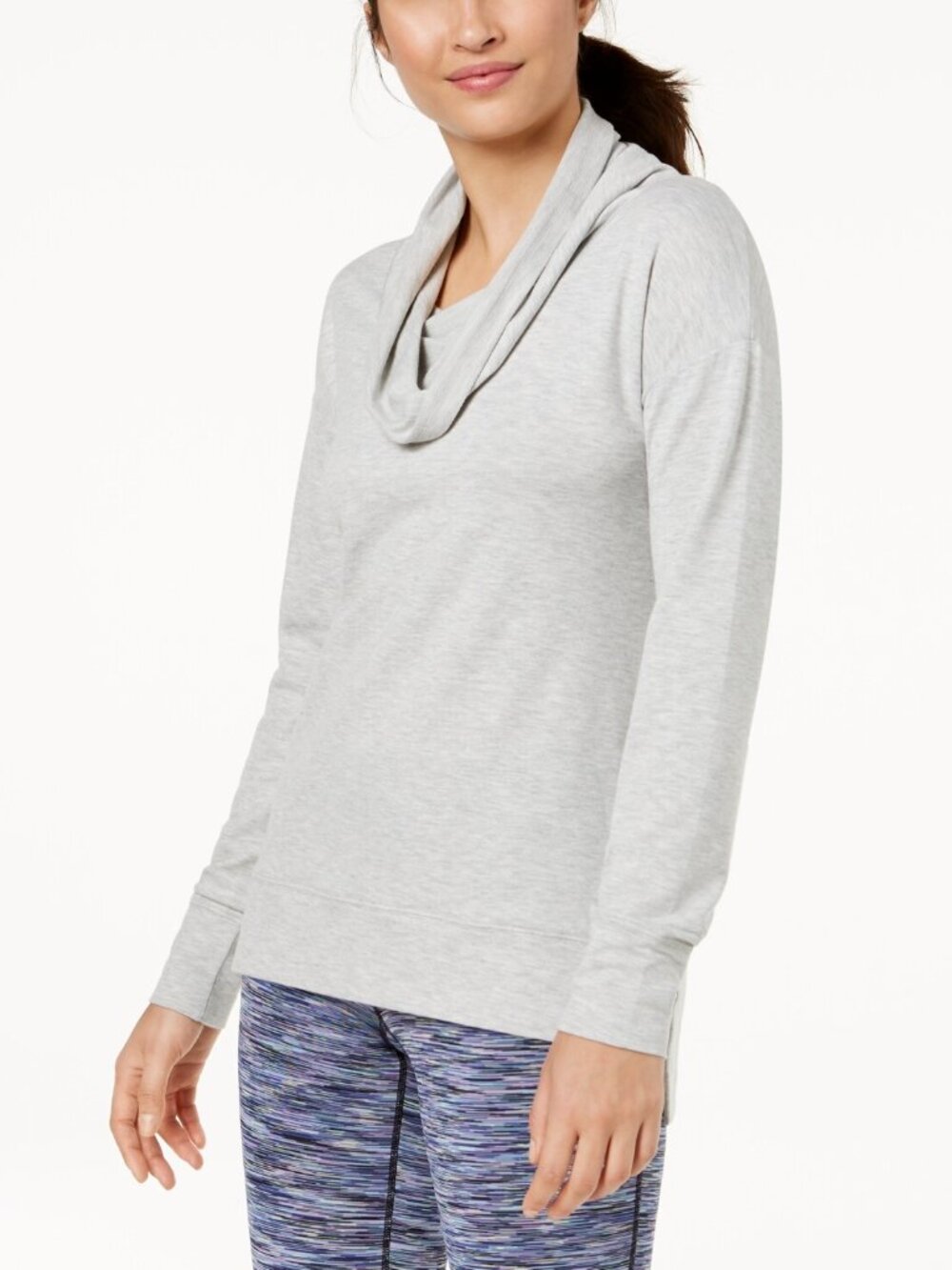Ideology Womens Cowl Neck Top